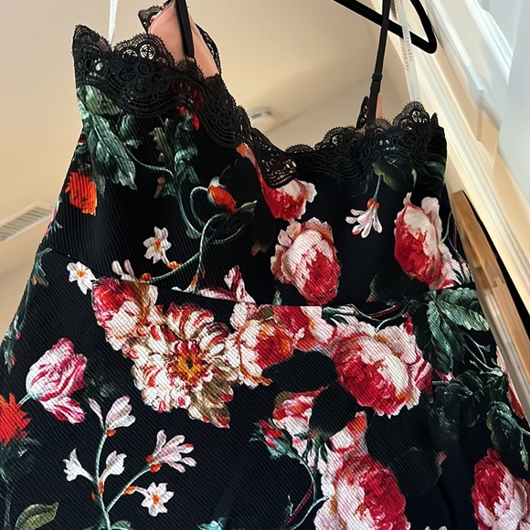 Anthropologie Foxiedox Floral Lace Midi Dress Size XL - Picture 5 of 6